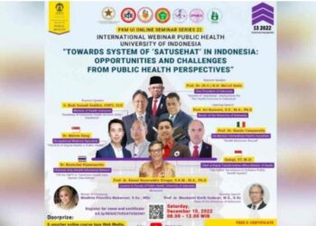 Dukung Sistem “Satu Sehat “Doktoral FKM UI 2022 Selenggarakan Seminar Internasional