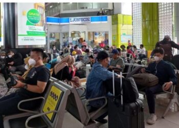 Penumpang KA Jarak Jauh Menurun Sebelum Malam Tahun Baru 2023