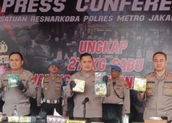 Polda Metro Bongkar Peredaran Narkoba Seberat 227 Kilogram