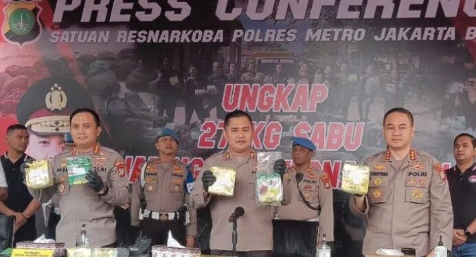 Polda Metro Bongkar Peredaran Narkoba Seberat 227 Kilogram
