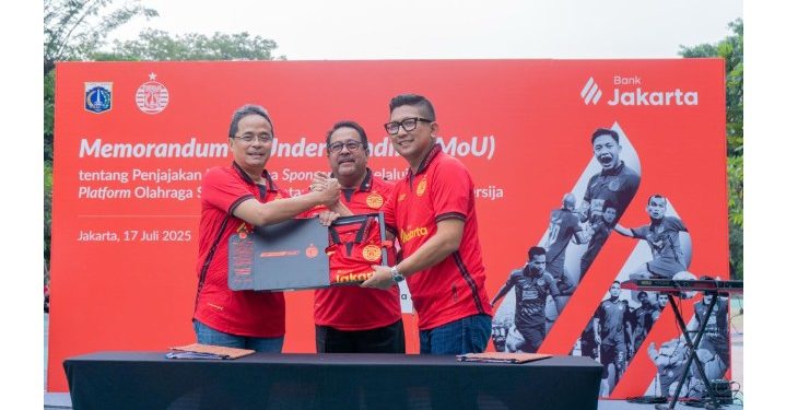 Bank Jakarta Berikan Dukungan Resmi Persija Melalui Penandatanganan MOU
