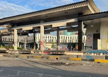 7 Halte Transjakarta Jadi Sasaran Aksi Demonstrasi dan di Bakar